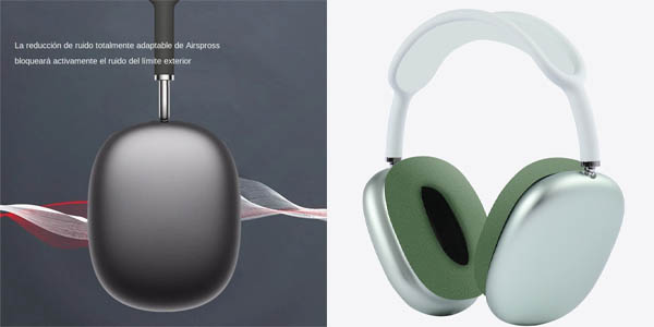 Auriculares de diadema P9Max con Bluetooth 5.0