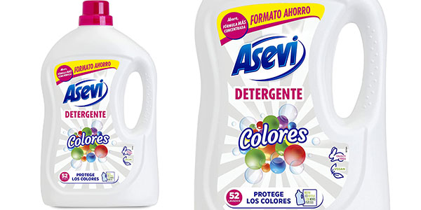 Chollo Pack de 3 botellas de detergente Asevi Colores de 52 lavados 