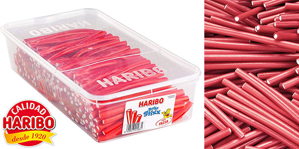Chollo Pack de sticks de regaliz de fresa Haribo de 1,5 kg