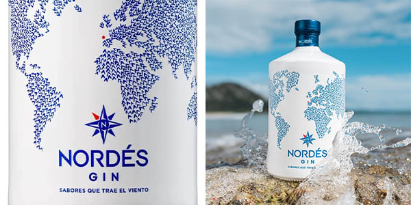 Ginebra Nordés Atlantic Galician Gin de 70 cl