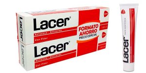 Chollo Pack de 2 pastas dentales Lacer con flúor de 125 ml