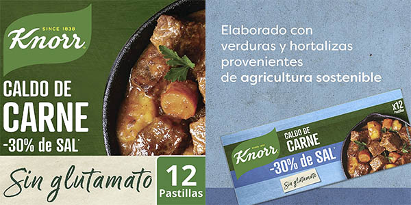 Knorr caldo suave carne pastillas pack ahorro