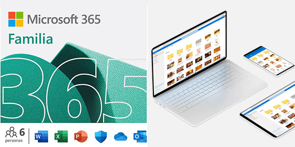 Chollo Microsoft Office 365 Familia para 6 personas (6 PC o Mac ...
