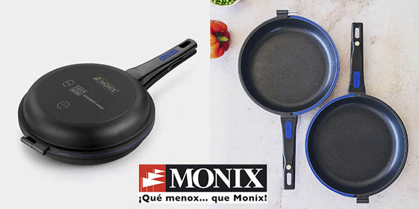 Monix Twin Solid sartenes tortillas chollo