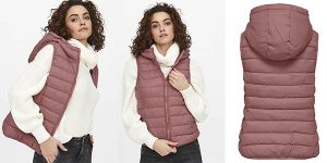 Only Onlnewtahoe hood waistcoat chaleco mujer barato
