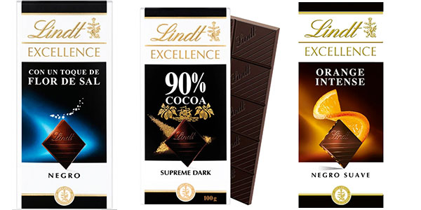 Pack de 10 tabletas de chocolate Lindt barato