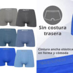 Pack x12 Bóxer STV DOUBLE M sin costuras para hombre