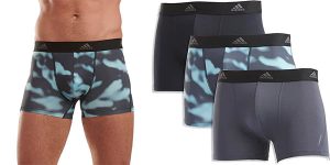 Pack de 3 bóxer Adidas Trunk para hombre