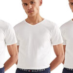 Pack 3 camisetas Tommy Hilfiger cuello pico chollo