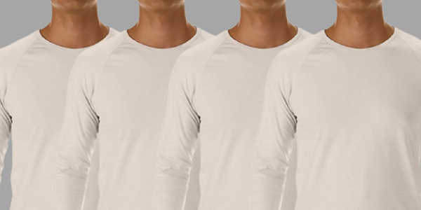 Pack x4 Camisetas interiores ANVIL para hombre en Miravia