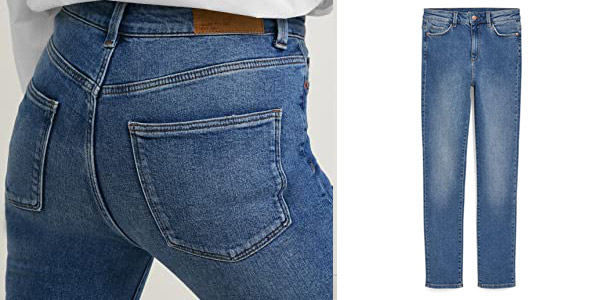 Pantalones vaqueros C&A para mujer en Amazon