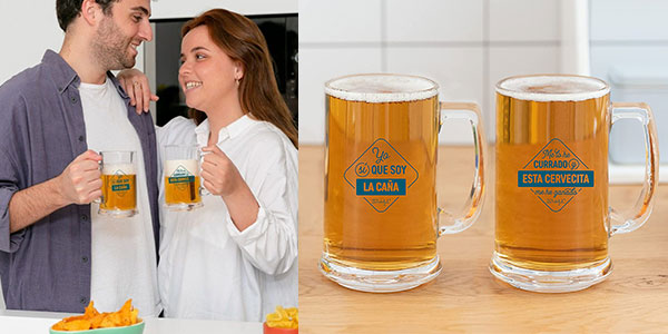 Set 2 Jarras de Cerveza Para Tomarse la Vida Fresquita - Regalos Originales