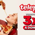 Promoción 3x1 Telepizza a domicilio hasta el 6 de marzo