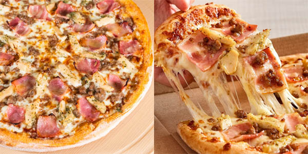 Promoción Telepizza: 3x1 en pizzas a domicilio