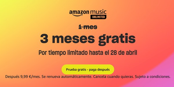 Amazon Music Unlimited gratis