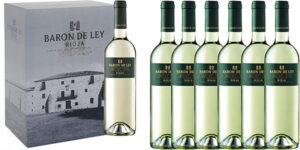 Chollo Pack de 6 botellas de vino blanco Baron de Ley con DOCa Rioja de 750 ml
