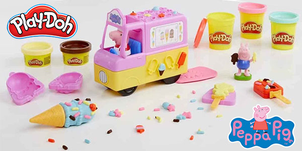 Chollo Camión de Helados Play-Doh de Peppa Pig con 5 botes de plastilina