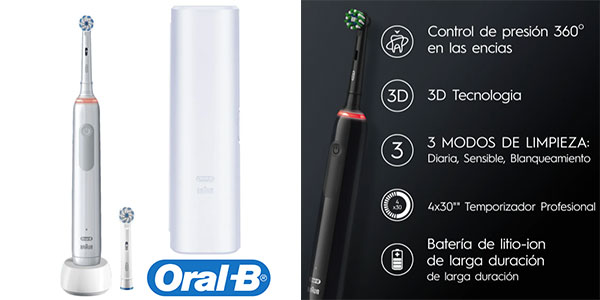 Chollo Cepillo de dientes eléctrico Oral-B Pro 3 3500 