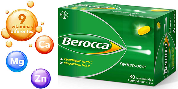 Chollo Complejo vitamínico Berocca Performance de 30 comprimidos 