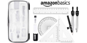 Chollo Kit escolar Amazon Basics de 10 piezas para matemáticas