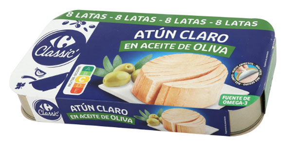 Chollo Pack de 24 latas de atún Carrefour en aceite de oliva 