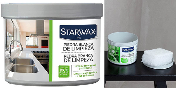 Piedra blanca de limpieza Starwax de 375 g
