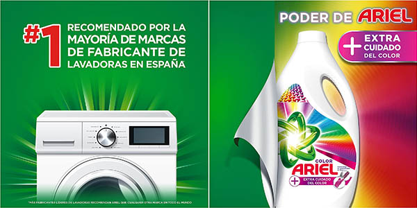 Pack x4 Detergente Ariel Color de 94 lavados