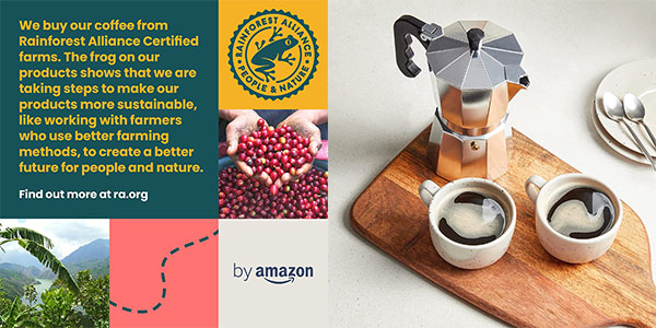 Pack de café en grano Intenso by Amazon de 1 kg barato