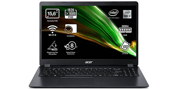 Portátil Acer Aspire 3 de 15.6" Full HD