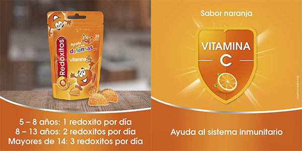 Redoxitos Vitamina C niños comprimidos blandos baratos