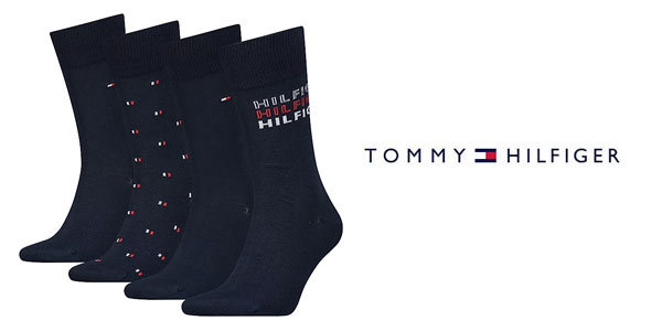 ▷ Chollo Bestial Pack de 5 Calcetines Tommy Hilfiger CLSSC Sock
