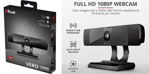 Webcam Trust GXT 1160 Vero Full HD barata