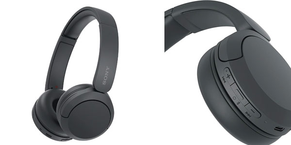 ▷ Chollo Auriculares Sony WH-CH520 con 50 horas de autonomía y carga rápida  por sólo 39€ con envío gratis (-44%)
