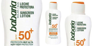 Babaria leche protectora SPF50 pieles sensibles chollo