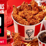 Chollo Cubo de tiras de pollo KFC para 2 con bebidas y patatas