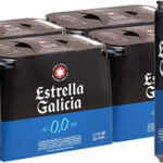 Chollo Pack de 24 latas de cerveza Estrella Galicia 0,0 sin alcohol de 33 cl