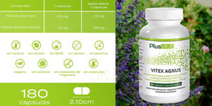 Chollo Plusvive Vitex Agnus de 180 cápsulas