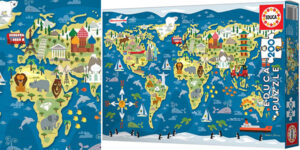 Chollo Puzle infantil Educa Mapamundi Sean Sims de 200 piezas