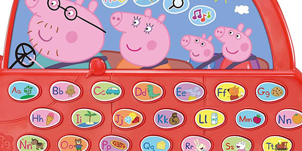 Coche alfabeto Peppa Pig en oferta