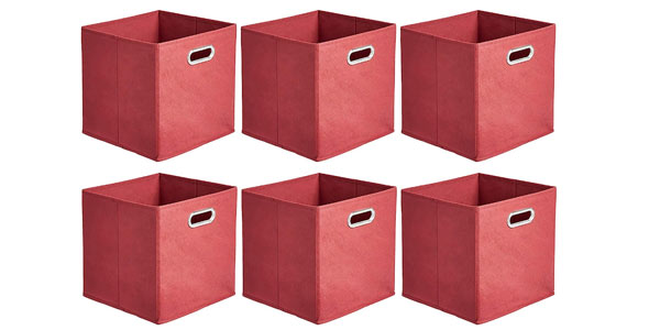 ▷ Chollo Pack de 6 Cubos de almacenamiento plegables  Basics por sólo  13,48€ (-40%)