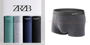 Pack x4 boxers ZRZB para hombre