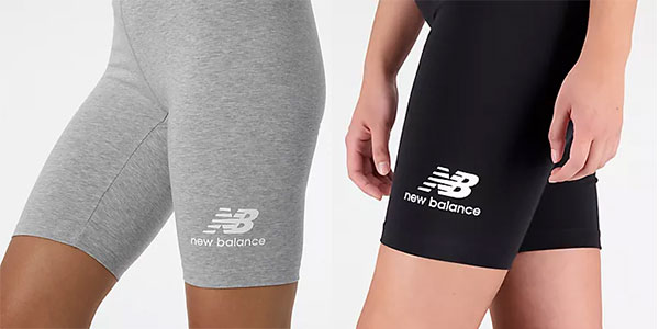 Pantalones cortos New Balance Essentials Stacked Fitted para mujer baratos