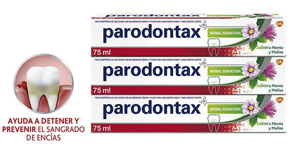 Parodontax Herbal Sensation pasta dientes oferta
