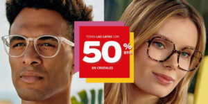 Todas las gafas con 50% en cristales