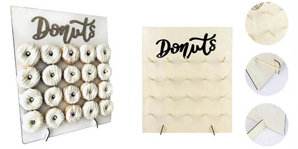 ▷ Chollo Soporte para colocar donuts en celebraciones por sólo 6,48€ con  envío gratis (71% de descuento)
