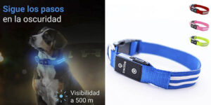 Tractive collar luminoso perros chollo