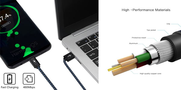 Cables USB-C en oferta
