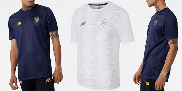 Camiseta New Balance AS Roma Lightweight para hombre barata