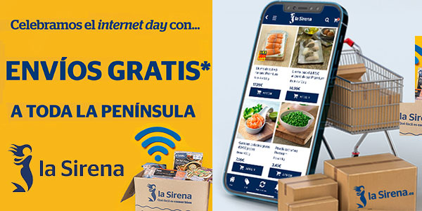 ¡Envíos gratis La Sirena en compras superiores a 19,99€!