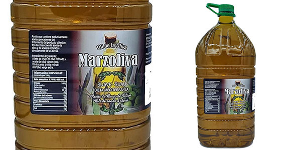 Chollo Garrafa de aceite de orujo de oliva Marzoliva de 5 litros